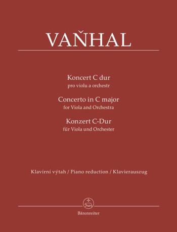 Concerto In C Major For Viola & Piano (Barenreiter)