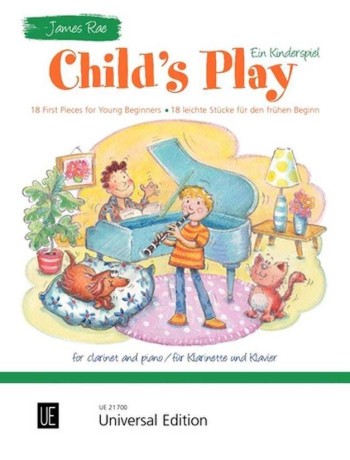 Childs Play: 18 First Pieces For Young Beginners: Clarinet & Piano (rae)