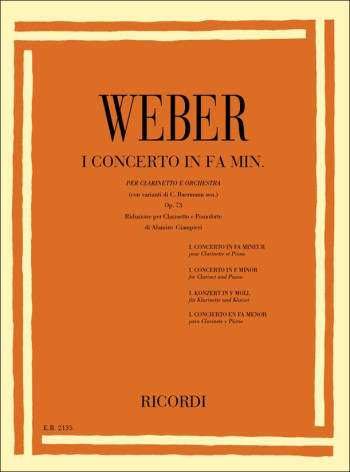 Concerto F Minor Op.73/1: Clarinet & Piano