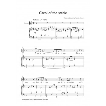 Carol Of The Stable: Vocal Solo & Piano
