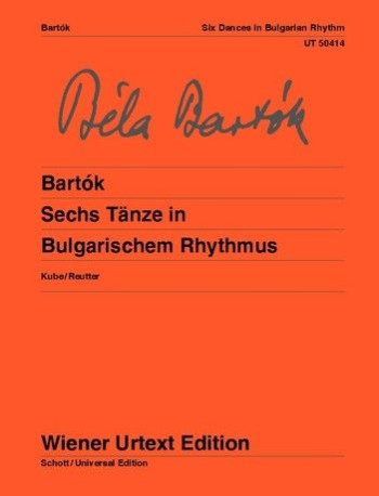 Six Dances In Bulgarian Rhythm: Piano (Wiener)