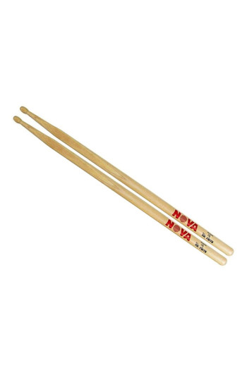 Drum Stick 7A: Vic Firth Nova: Hickory Wood Tip