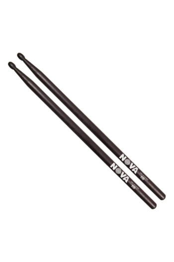 Drum Stick 5B: Vic Firth Nova: Black Hickory Wood Tip