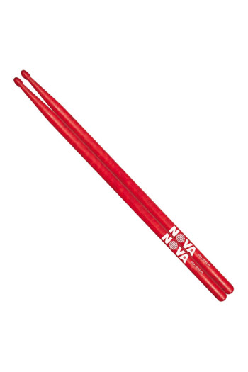 Drum Stick 7A: Vic Firth Nova: Red Hickory Wood Tip