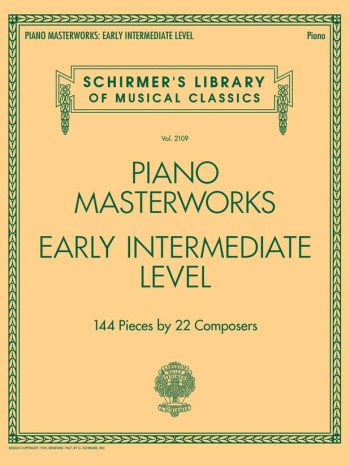 Schirmer's Library Of Musical Classics Volume 2110: Piano Masterworks - Early Intermediate