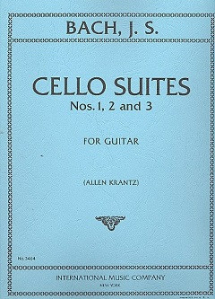 Cello Suites: 1 2 & 3: Solo Guitar (International)