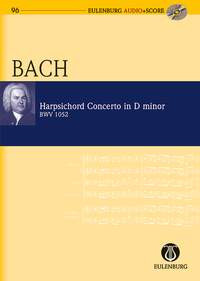 Harpsichord Concerto D Minor: Miniature Score & Cd (Audio Series No 96)