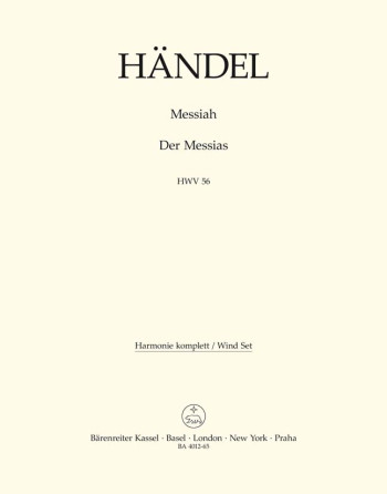 Messiah: HWV 56 Wind Set (urtext) (Barenreiter)