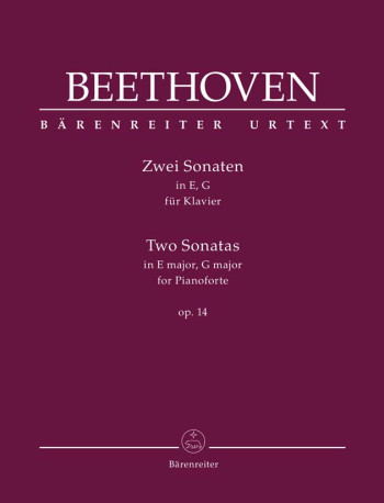 Piano Sonatas (2): E Major, G Major Op.14 (Barenreiter)