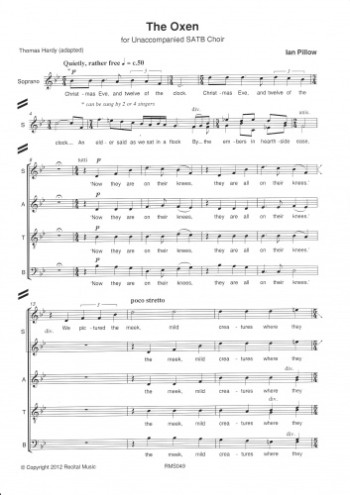 The Oxen: Vocal SATB