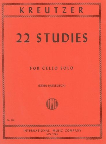 22 Selected Studies Cello (International)