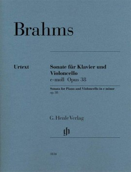 Sonata E Minor No.1 Op.38: Cello & Piano (Henle)