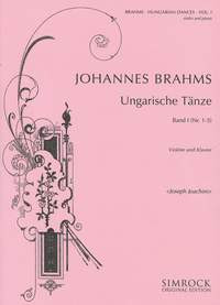 Hungarian Dances No. 1-5 Violin & Piano  (Simrock)