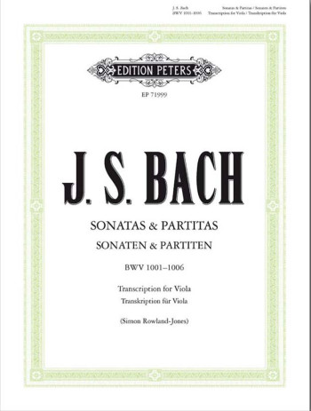 Sonatas & Partitas BWV1001-1006 Viola (Peters)