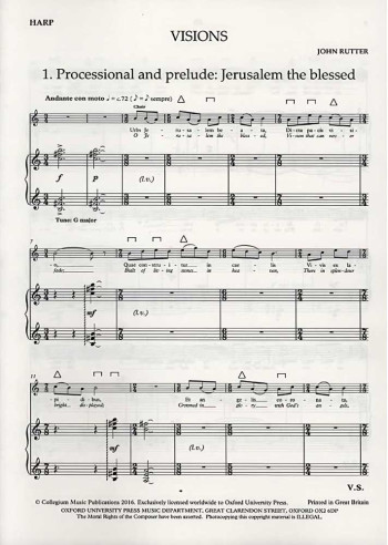 Visions Harp Part (OUP)
