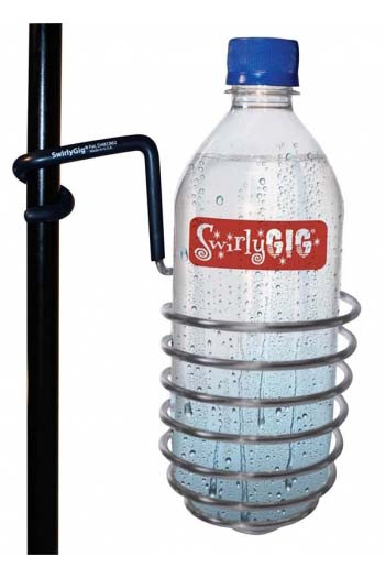 Original SwirlyGig: Drink Holder For 1/2 Inch. Tubing - Silver