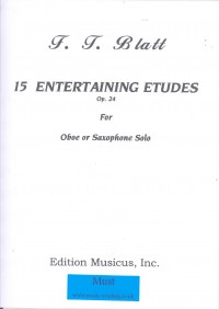 15 Entertaining Etudes Op.24: Oboe & Piano