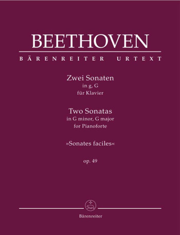 Piano Sonatas G Major & G Minor: O.p49 (Barenreiter)