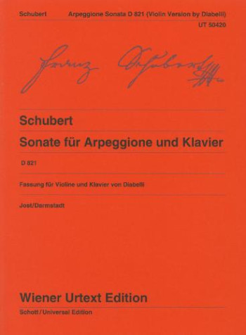 Sonata Arpeggione: A Minor: D821: Cello & Piano (Wiener)