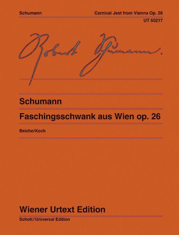 Faschingsschwank For Piano - Bb Major Op. 26  (Wiener Urtext)