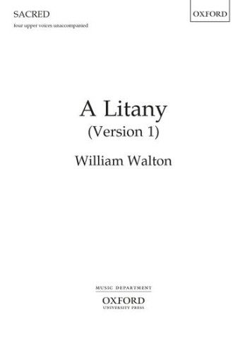 A Litany: SATB A Cappella b (OUP)