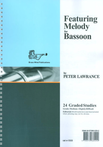 Featuring Melody For Bassoon: 24 Graded Studies (Brasswind)