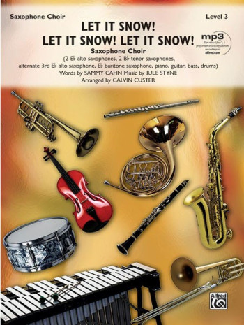 Let It Snow Saxophone Choir  Arr Custer