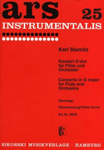 Concerto In D: Flute & Piano (Sikorski)