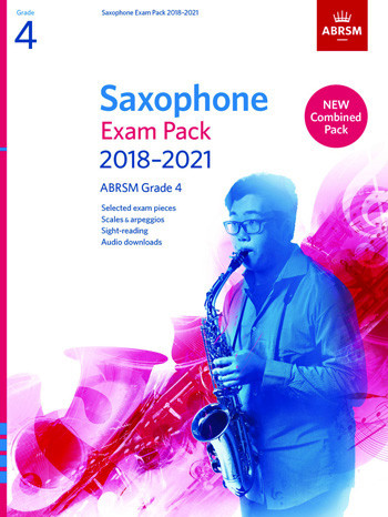 OLD STOCK SALE ABRSM Saxophone Exam Pack Grade 4 2018–2021: Pieces