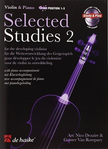Selected Studies 2: Violin & Piano Book & 2CDs