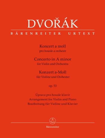 Concerto A Minor Op53: Violin & Piano (Barenreiter)