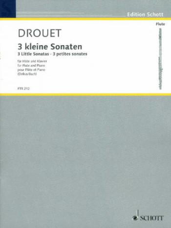Three Little Sonatas Flute & Piano (Schott)
