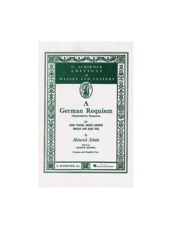 German Requiem (Musicalische Exequien) Vocal Score (Schirmer)