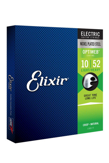 Elixir Optiweb Nickel Plated Light/Heavy 10-52
