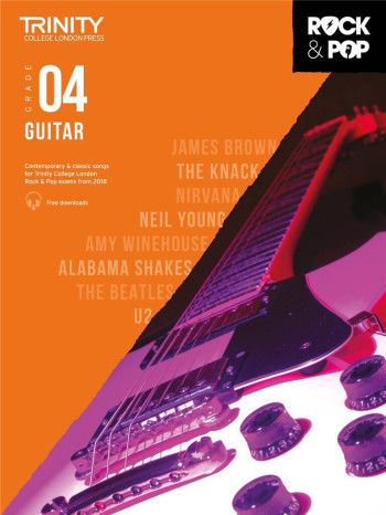 Trinity Rock & Pop 2018 Guitar Grade 4 Book & Download
