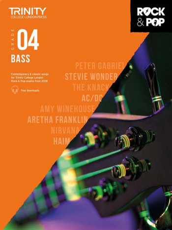 Trinity Rock & Pop 2018 Bass Guitar Grade 4 Book & Download