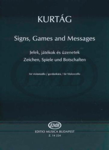 Signs Games And Messages For Cello (EMB)