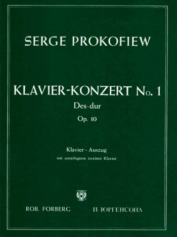 Concerto No.1 D Flat Op.10: Piano Reduction For 2 Pianos (Forberg)