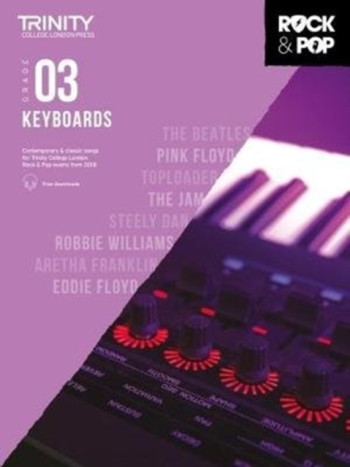 Trinity Rock & Pop 2018 Keyboard Grade 3 Book & Download