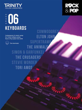 Trinity Rock & Pop 2018 Keyboard Grade 6 Book & Download