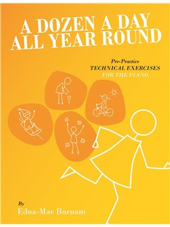 A Dozen A Day Book All Year Round: Piano Studies (burnam)