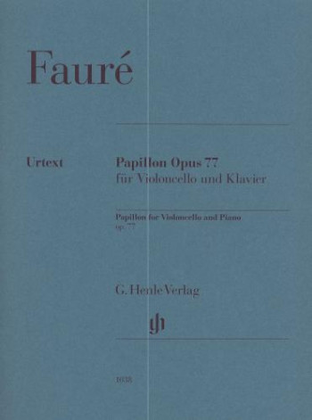 Papillon OP.77: Cello & Piano (Henle)