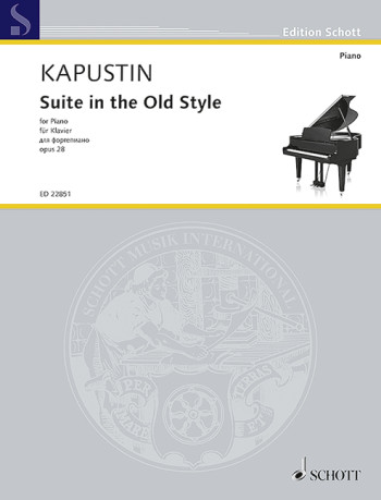 Suite In The Old Style Op.28: Piano (Schott)