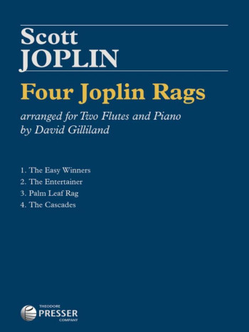 Four Joplin Rags: Two Flutes And Piano (Presser)