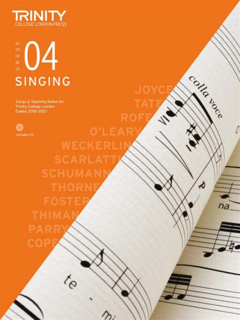 Trinity College London Singing Grade 4 2018-2021 Book & CD