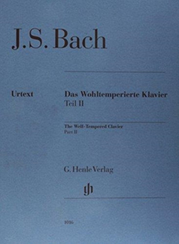 Well-Tempered Clavier Vol.2: Piano: No Fingerings (Henle HN1016 )