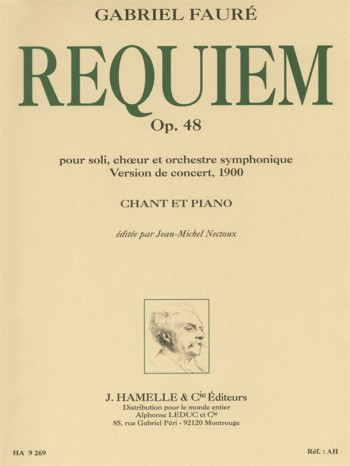 Requiem: Op 48: Vocal Score & Piano: SATB (Leduc)