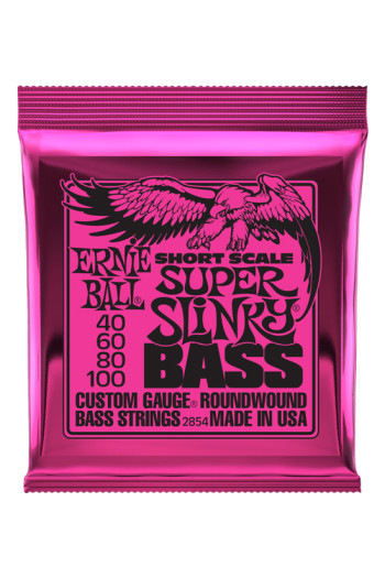 Ernie Ball Bass Guitar Short Scale2854  Super Slinky 40-100
