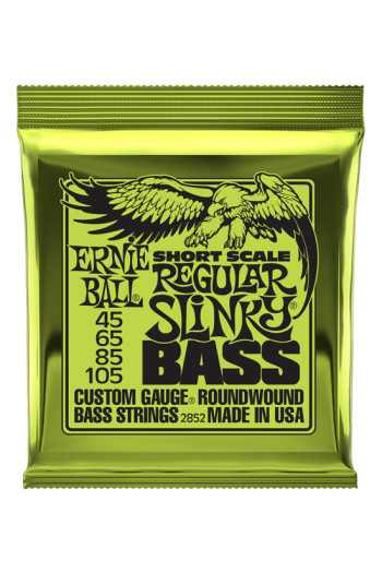Ernie Ball Bass Guitar Short Scale 2852 Regular Slinky 45-105