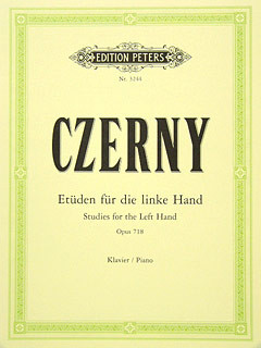 24 Studies For The Left Hand Op.718: Piano Studies (Peters)